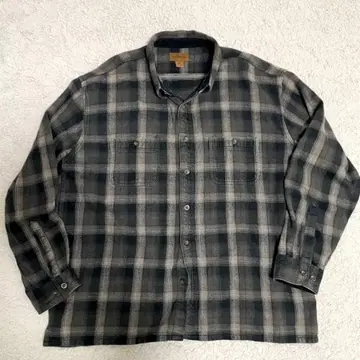 90s ST. JOHN'S BAY 쉐도우 옴브레 체크 XXL