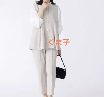 KEYUCA 케유카 컷 조젯 셋업 그레이지 새상품