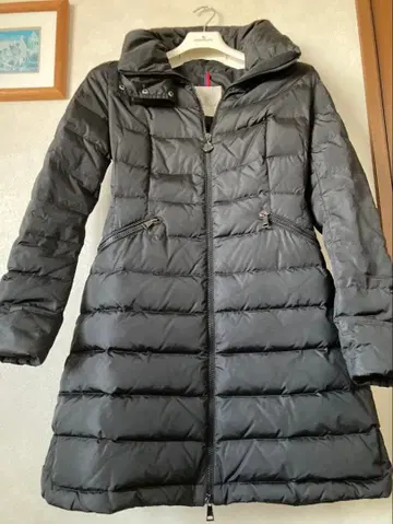 MONCLER 블랙 롱 다운 자켓