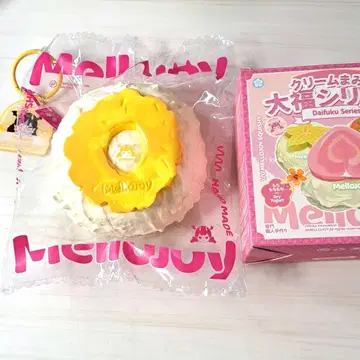 Mellojoy 크림 범벅 다이후쿠 파인애플 쫀득쫀득 스퀴즈