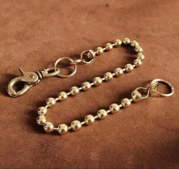 볼 체인 월렛 체인 브라스 골드