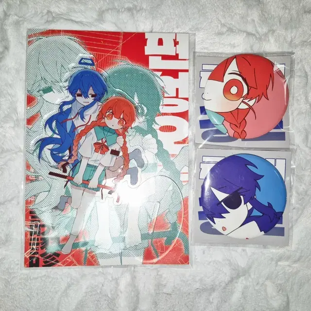 청색경보 히운 이엔 아크릴 스탠드 캔뱃지 판매