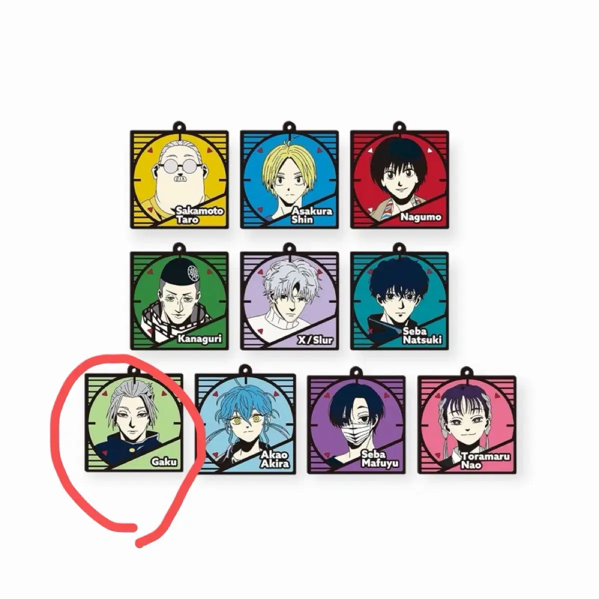 Sakamoto Days Rubber Coaster Gaku sealed