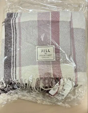 JILL by JILLSTUART 체크 머플러 비터 핑크