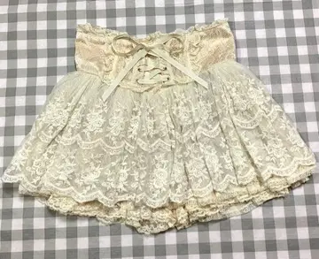 LIZLISA 레어 레이스 프릴 치마바지