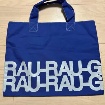 특대형 토트백 블루 로고 미사용 새상품