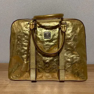 새상품급 MCM 핸드백 골드 gold