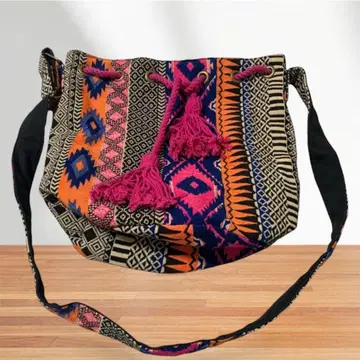 에스닉 패턴 숄더백 ANAP