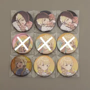 후지타 코토네 캔뱃지 6개 세트 학원 아이돌 마스터