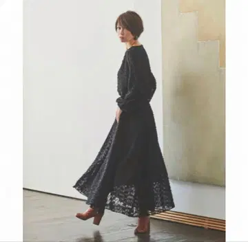 OUTERSUNSET 자카드 원피스 헨미 에밀리 conte