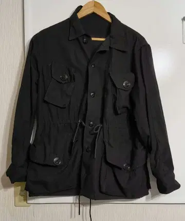 캐나다군 실물 mk2 컴뱃 자켓 라이트웨이트 블랙 염색