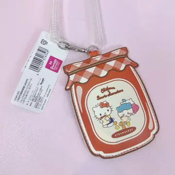 치이카와 x 산리오 캐릭터즈 패스 케이스 (하치와레 & 헬로키티)