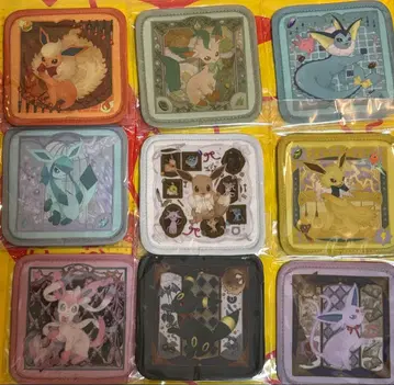 포켓몬 센터 Eevee Collection 코스터 9종 세트