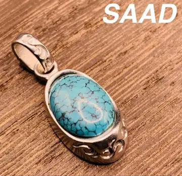 터콰이즈 실버 목걸이 SAAD