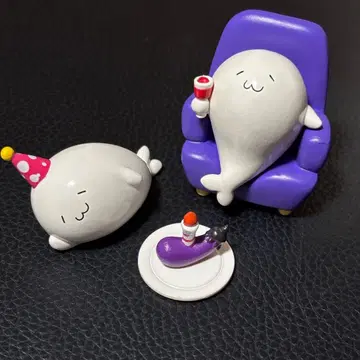 북해의 마수 물범 씨 미니 피규어 컬렉션 2체