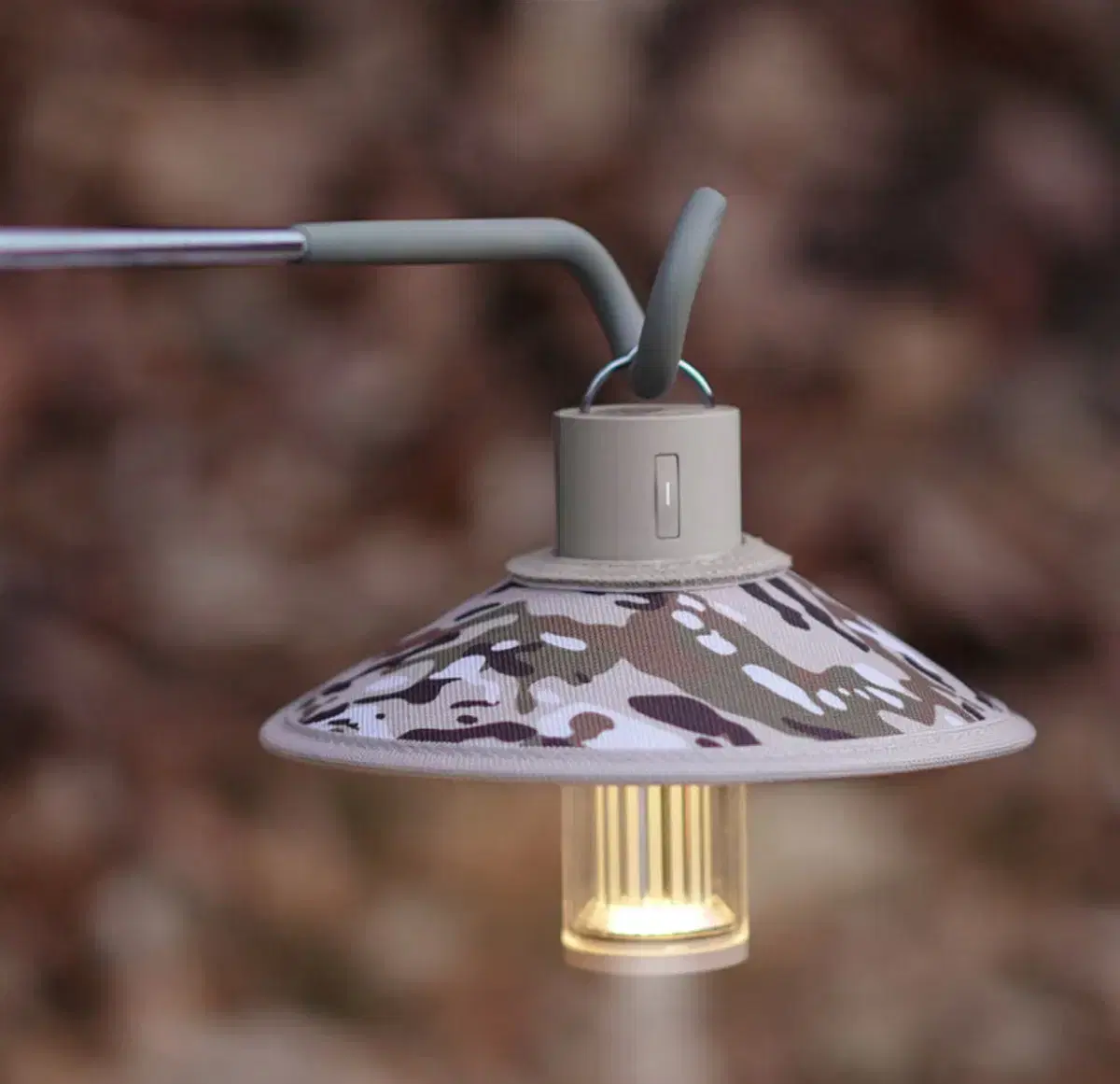 LUMENA M3 Fabric Shade Camo Brown Lantern Camping Lantern Shade Emotional Lighting Shade