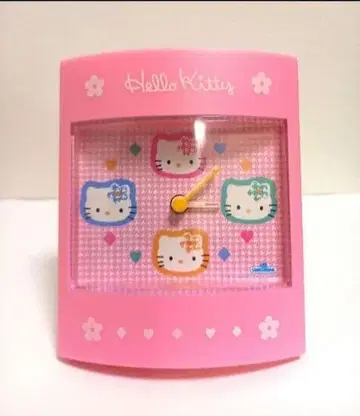 산리오 헬로키티 알람 시계 탁상시계 당시 물건 카오하나 키티