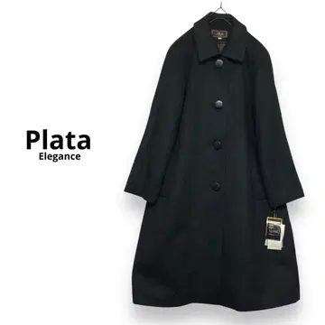 Plata Elegance 울 캐시미어 코트 울 캐시미어 롱 코트