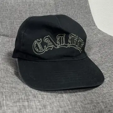 calee 캡 자수 아메카지 바이커 블랙