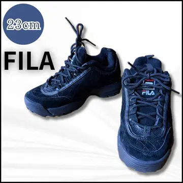 휠라 FILA 디스럽터 2 퀼티드 23cm 블랙