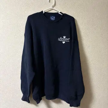 REMEMBER 네이비 스웨터 니트 리멤버 구제 의류