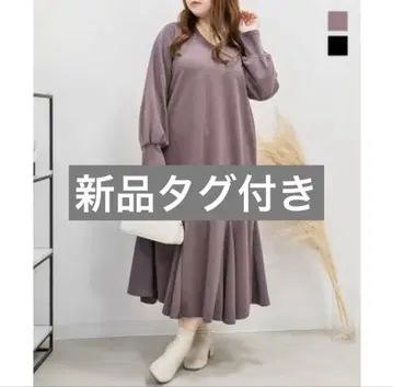 CLETTE 오리지널 머메이드 V넥 원피스 핑크