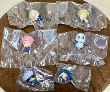 주술회전 미니 피규어 (스탠드 포함 4개) (스탠드 미포함 2개) 세트