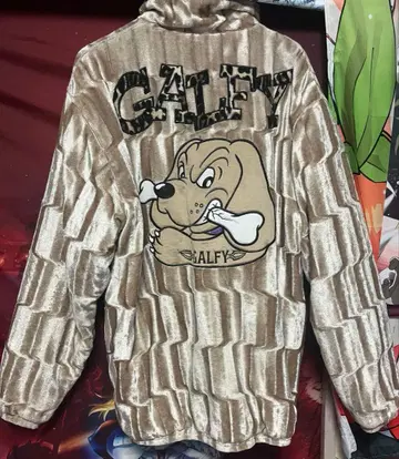 GALFY 베이지 다운 자켓 친피라