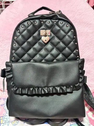 지뢰계 블랙 백팩