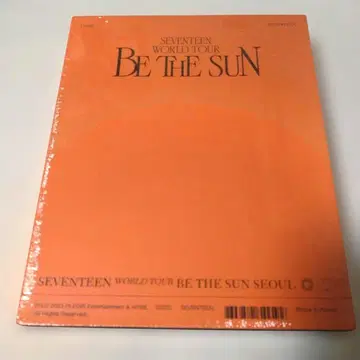 SEVENTEEN BE THE SUN SEOUL DVD 미개봉 새상품