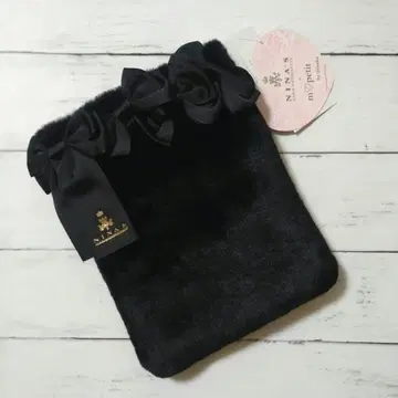 아오키 미사코 니나스 리본 퍼 숄더백 시마무라 시마미사