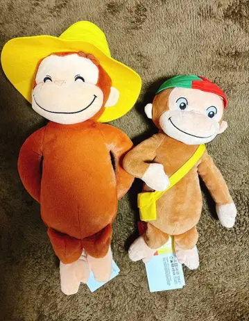 호기심 많은 조지 봉제 인형 2개 세트