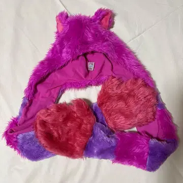 디즈니 체셔 고양이 팬캡 머플러