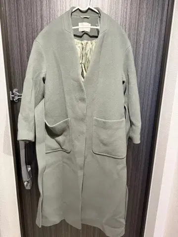 PUBLIC TOKYO 그린 롱 코트 사이즈 FREE