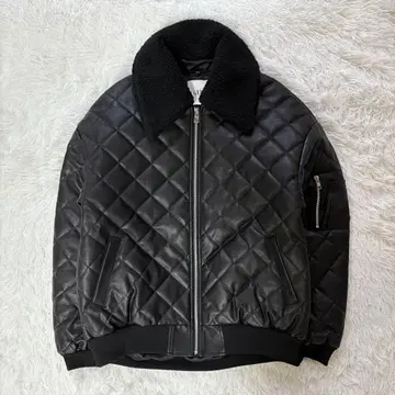 GYDA 제이 2WAY 퀼팅 자켓 인조 가죽 블루종