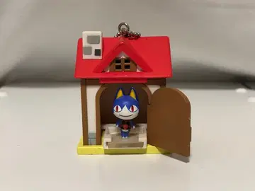 놀러오세요 동물의 숲 미니미니 하우스 키체인 미지의 고양이