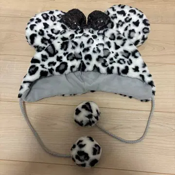 디즈니 레오파드 무늬 팬캡 2025 화이트 블랙 화이트 블랙