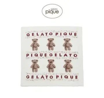 [택 포함 새상품] 젤라또피케 곰 담요 무릎담요 홀리데이