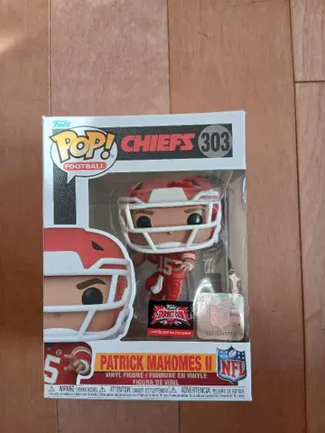 미개봉 한정판 Funko Pop 팬코 마홈즈 Mahomes NFL