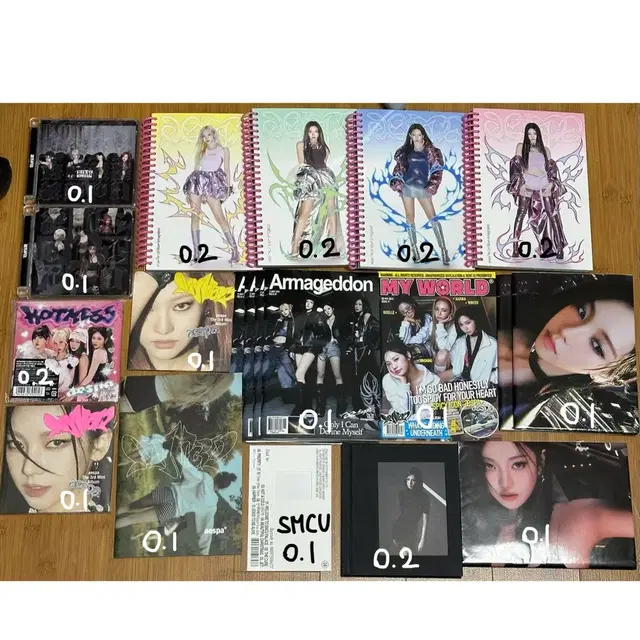 에스파 개봉 앨범 슈퍼노바 더티워크 드라마 스파이시 카리나지젤윈터닝닝포카