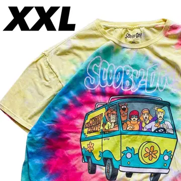 스쿠비두 타이 다이 염색 T셔츠 XXL 사이즈 15