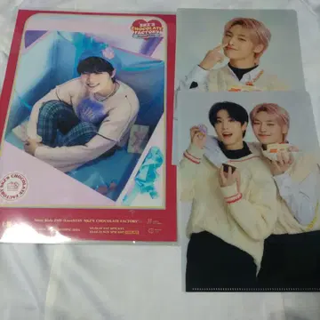 straykids 아이엔 책받침 클리어 파일 세트 스트레이키즈