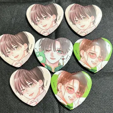 복권 메이트 언니의 스이군 유키시로 스이 하트 캔뱃지 하트 모양 캔뱃지