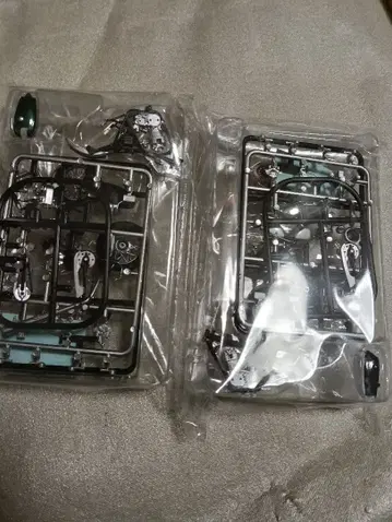 2종 세트 빈티지 바이크 키트 SR400 2012년 실버 그린