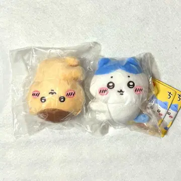 치이카와 (먼작귀) 클립 봉제 인형 하치와레 밤만쥬 2개 세트