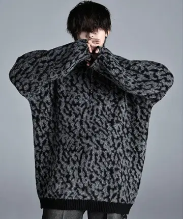 ADRER 극상 퍼지 니트 블랙 계열 기타 M 사이즈