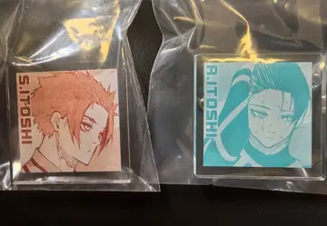 블루 록 이토시 사에 이토시 린 프린세스 카페 아크릴 배지 원작 그림