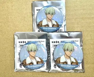 괴수 8호 홀로그램 캐릭터 배지 이치카와 레노 3종 세트