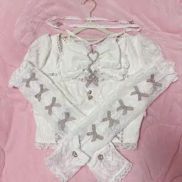 리즈리사 암워머 부착 뷔스티에 상의 LIZLISA