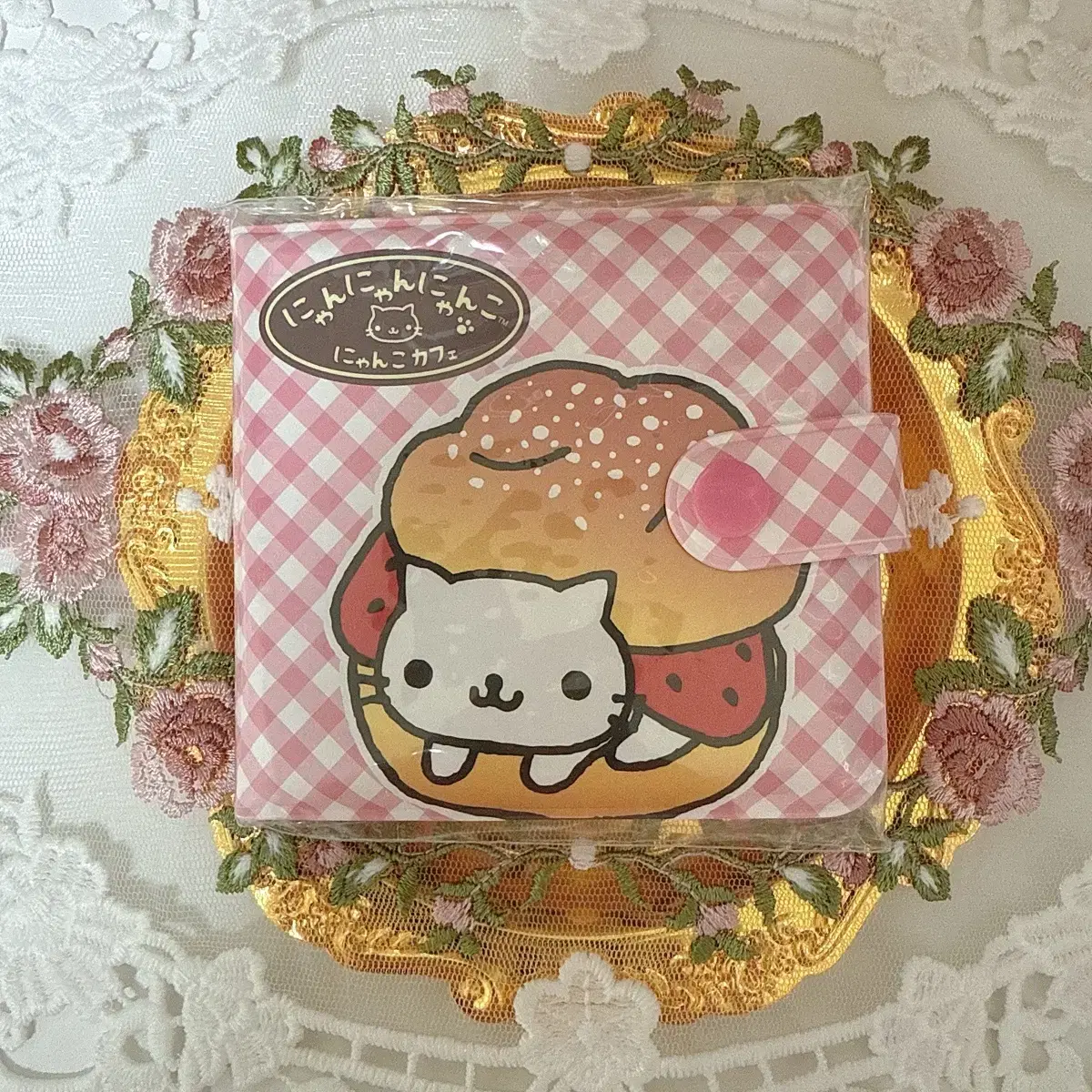 San-X Nyan Nyan Nyan Ko Pink Notebook Wallet